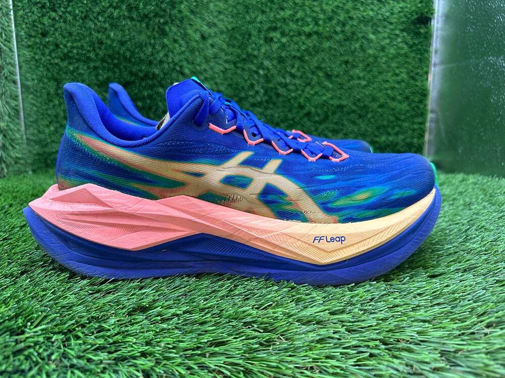 Asics Superblast 3 1013A177 Athletic Sneaker Mens 10 Blue Woven Running Sports